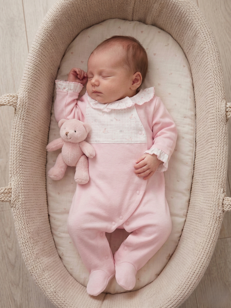 Babygrow trespasse rosa