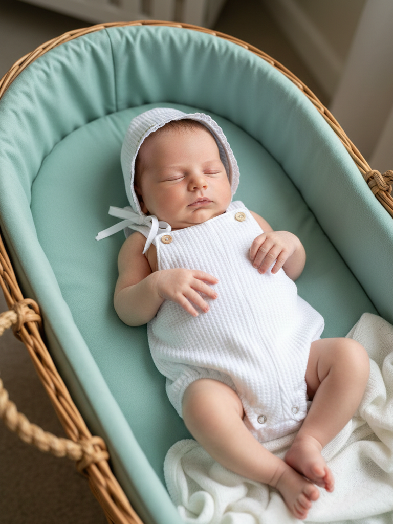 Fofo  + Touca Waffle Branco