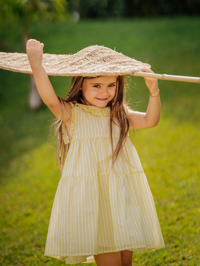 Vestido Riscas Amarelo