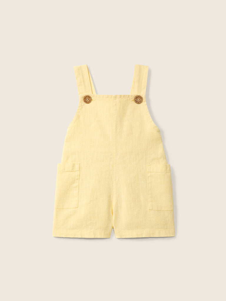 Macacão de linho Amarelo