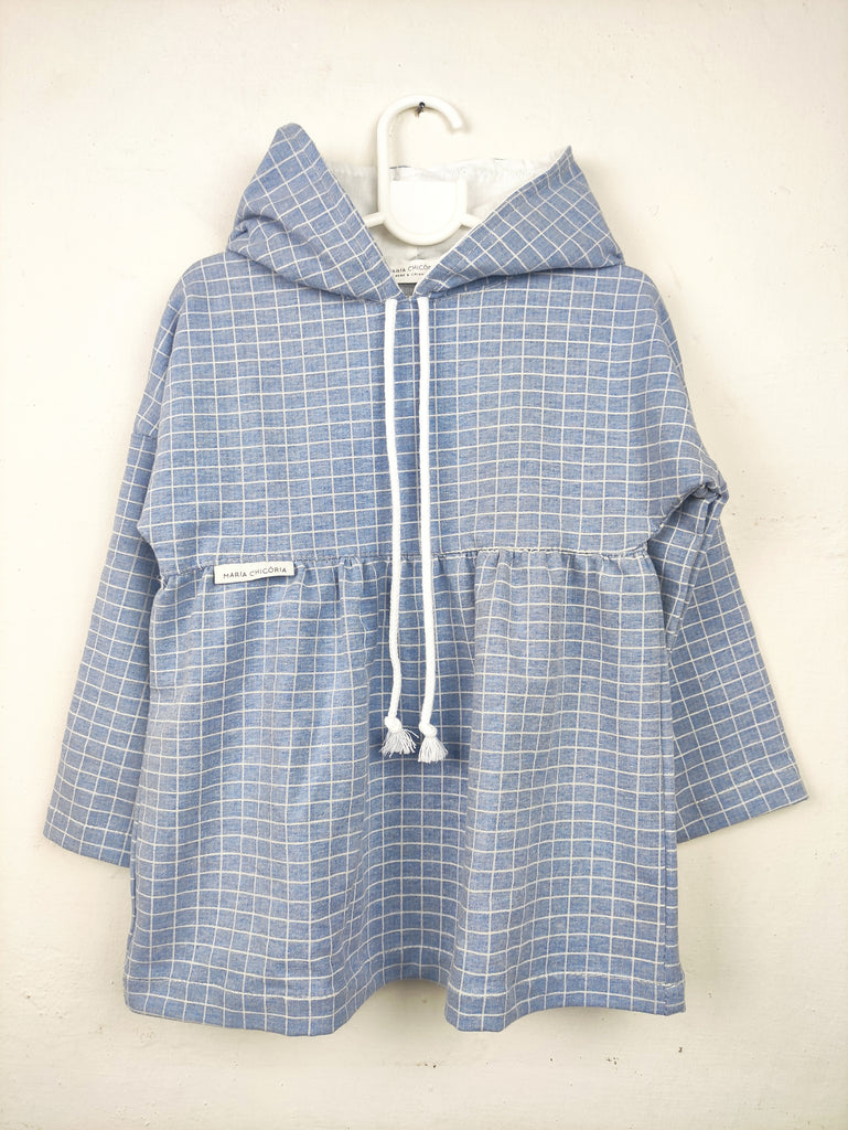 Sweatshirt quadrados Azul