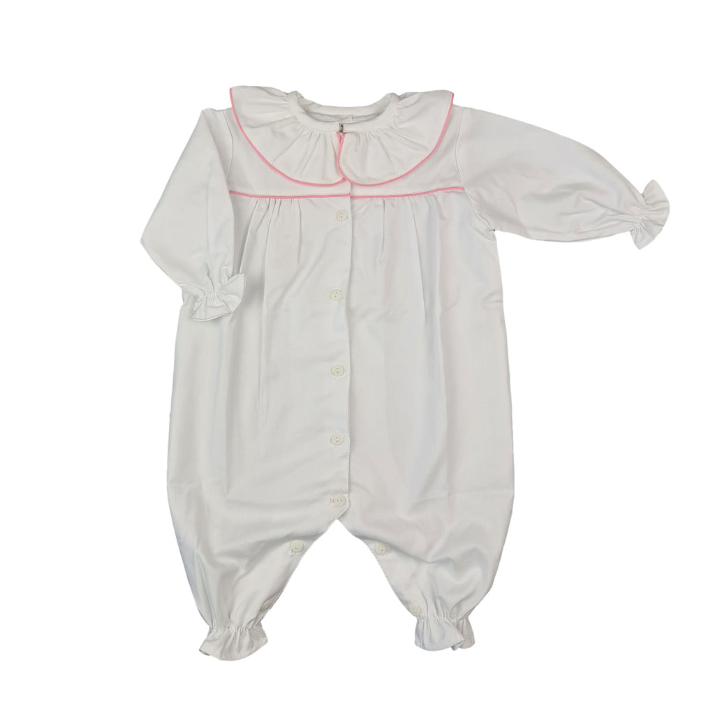 Pijama bébe branco e rosa (6921940041927)
