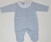 Babygrow Azul com gola folho