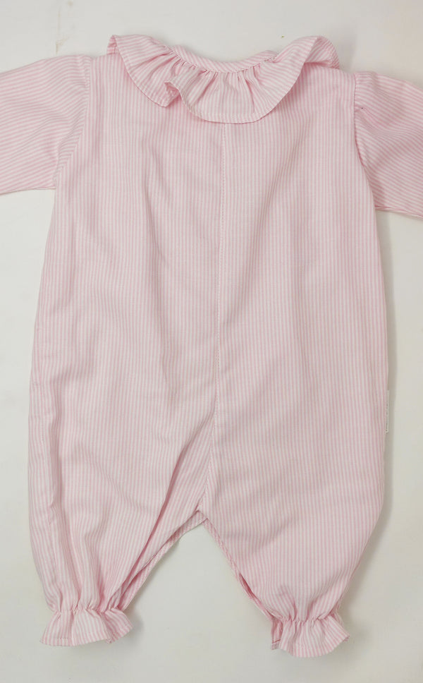 Pijama bébe Riscas Rosa