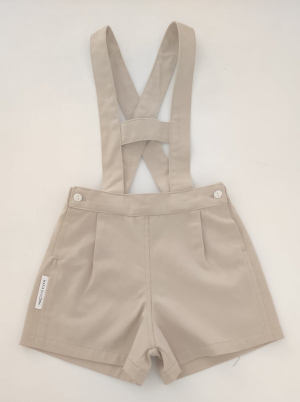 Calções com alças e barra Versailles